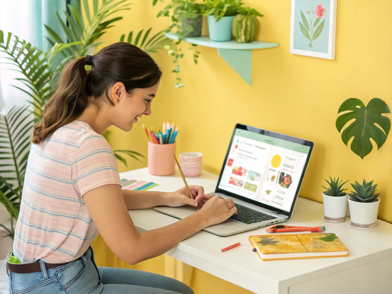 A client posting a project description on the Launch platform, showcasing the initial step in connecting with vetted small businesses.