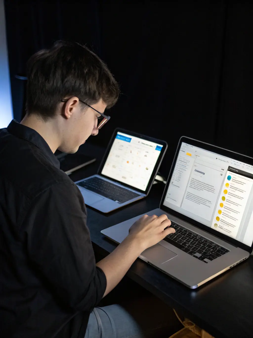 A simplified RFP document on a tablet, illustrating the ease of responding to project requests through Launch with Education Media's streamlined process.